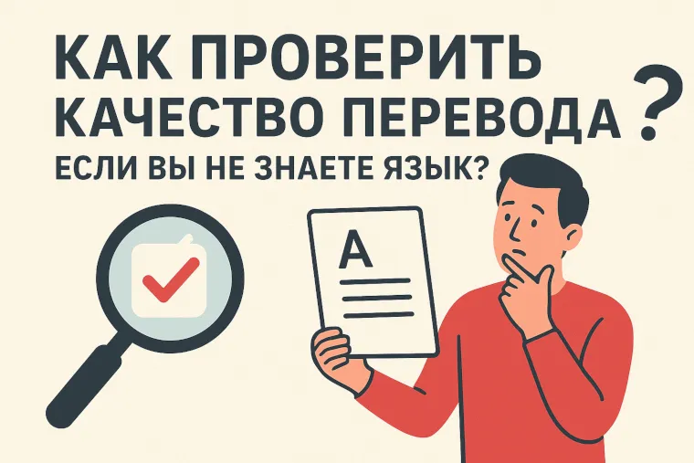 Как проверить качество перевода, если вы не знаете язык
